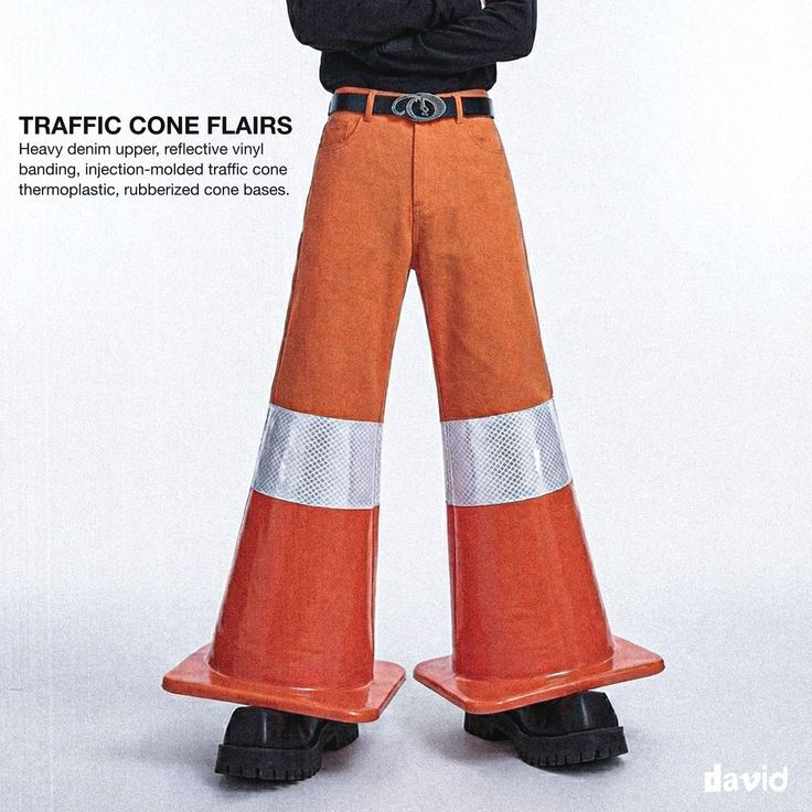 Traffic cone pants